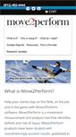 Mobile Screenshot of move2perform.com