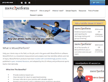 Tablet Screenshot of move2perform.com